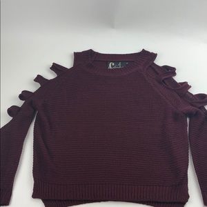 Brand New Cut Out Arm Sweater